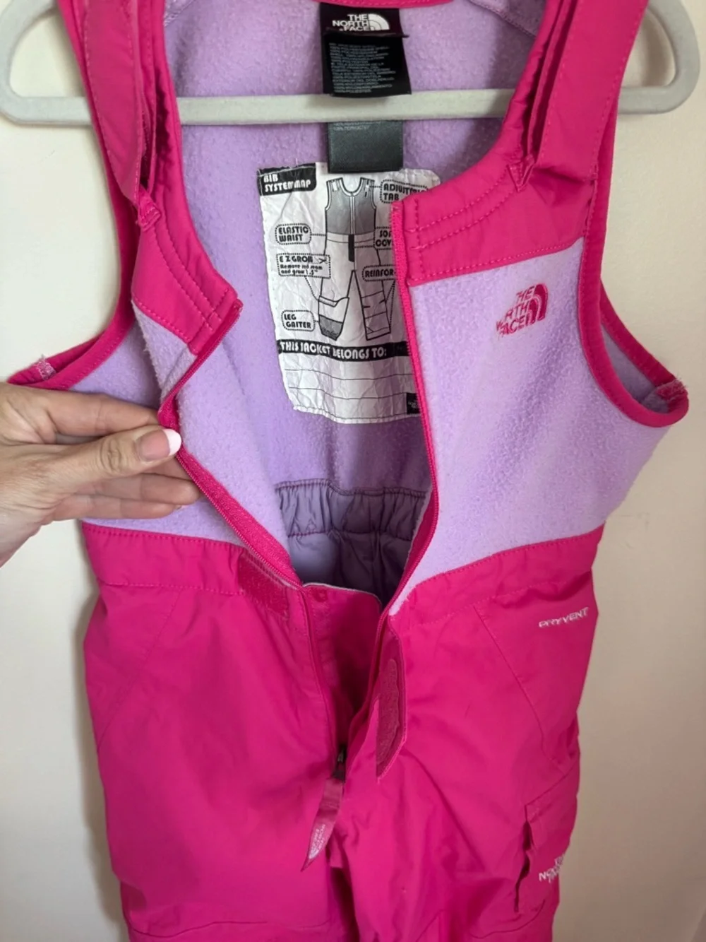 The North Face Toddlers' Two-Tone Pink & Lavender Jacket 2T